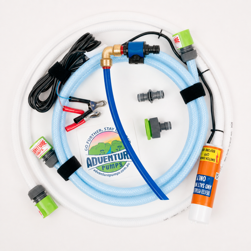 Universal 12V Water Transfer Pump Kit WITHOUT Canvas Bag