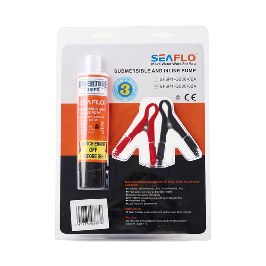 Seaflo 500GPH Submersible & Inline transfer pump