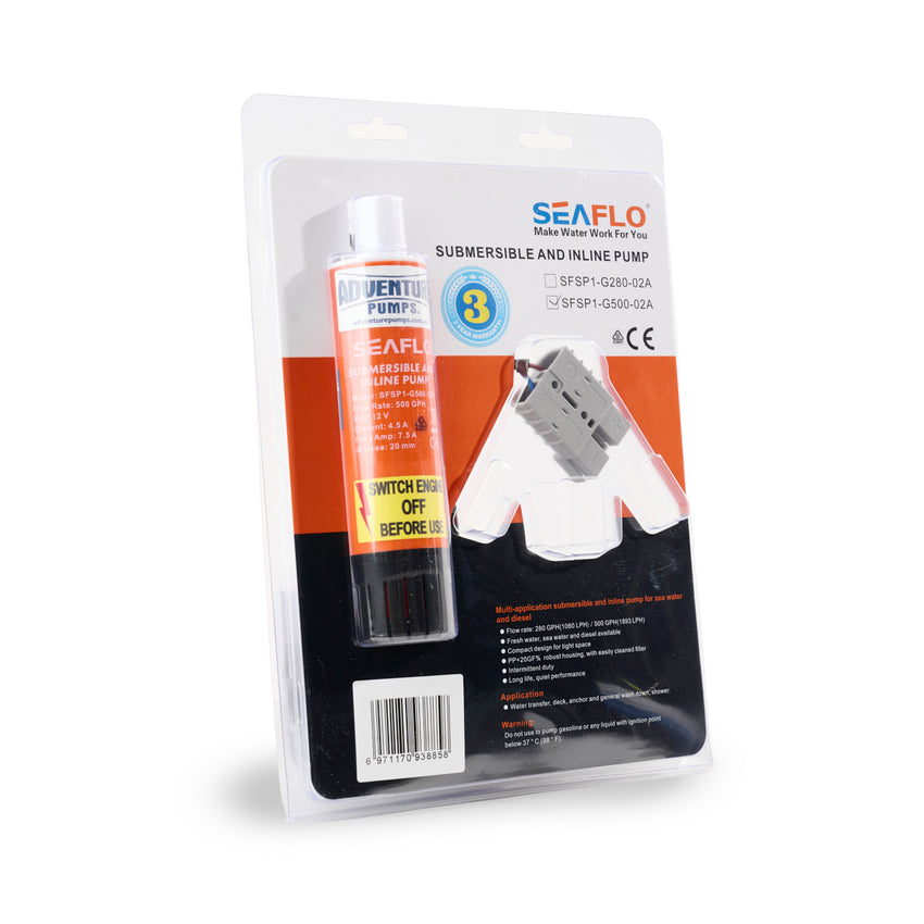 Seaflo 500GPH Pump (Anderson Converted)